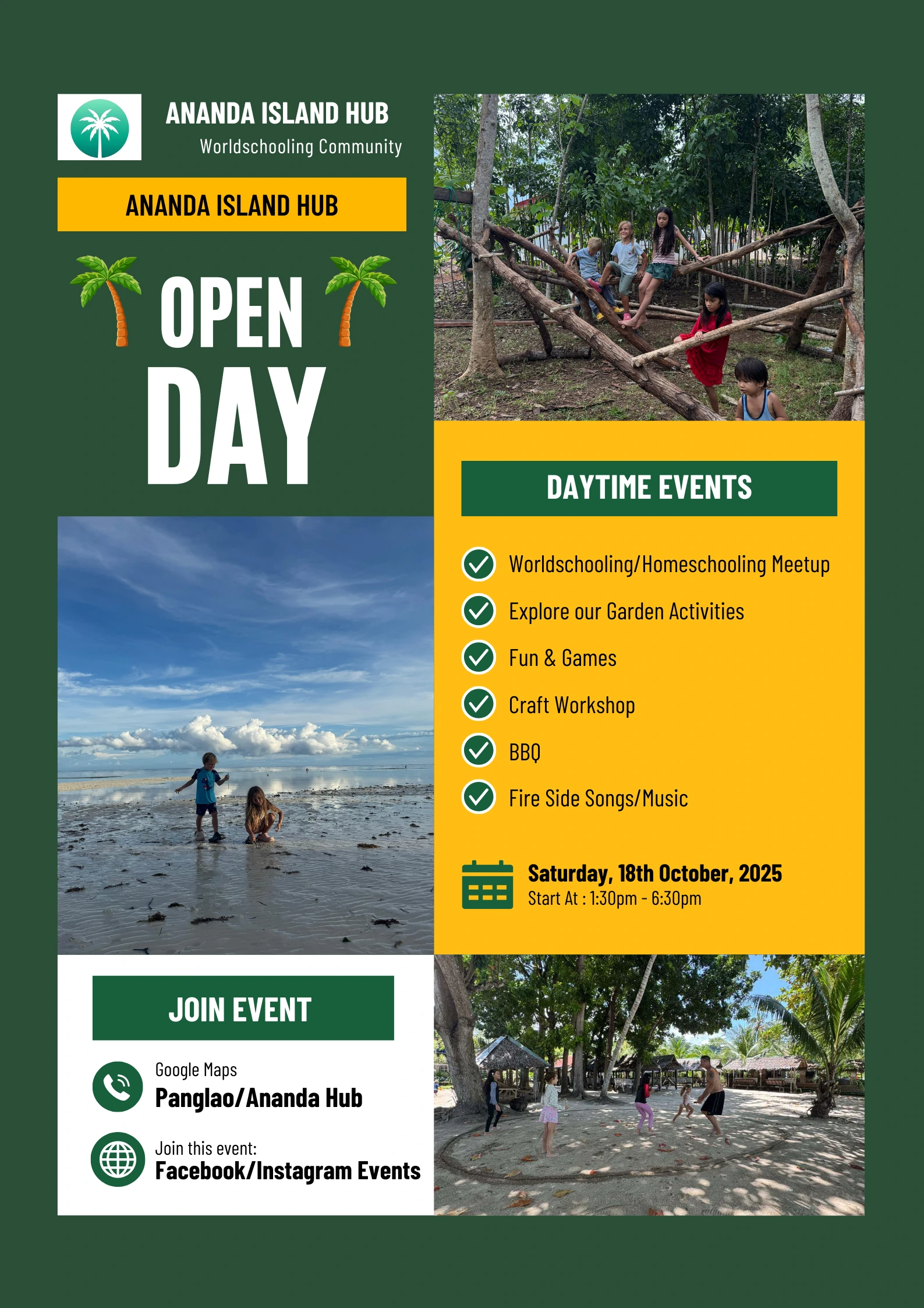 open-day-anada-island-hub. anandaislandhub.com